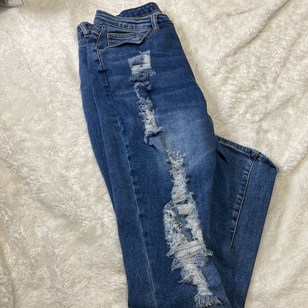 American Bazi Jeans with Holes - Picture 2 of 6